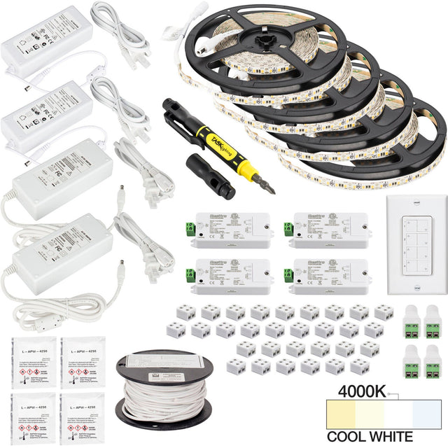 Task Lighting L-VK4Z4A-65-40 tape light kit, front view