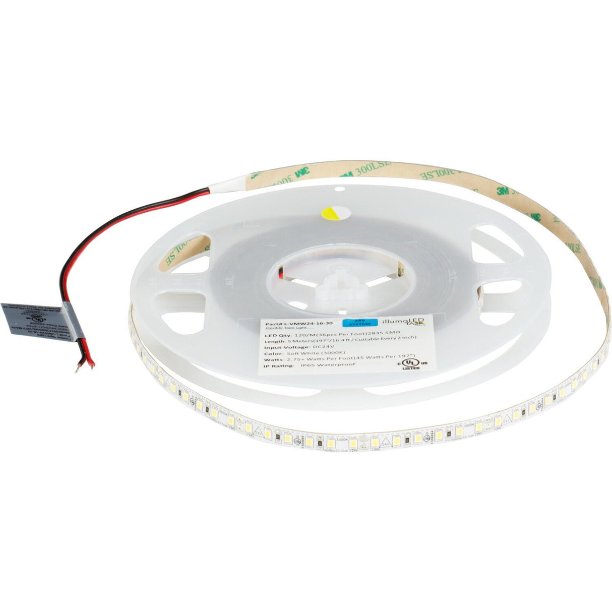 Task Lighting L-VMW24-16-30 standard output led tape light, front view