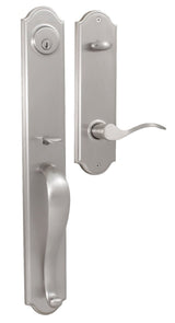 Weslock L6645-NUN0020 satin nickel dummy handleset