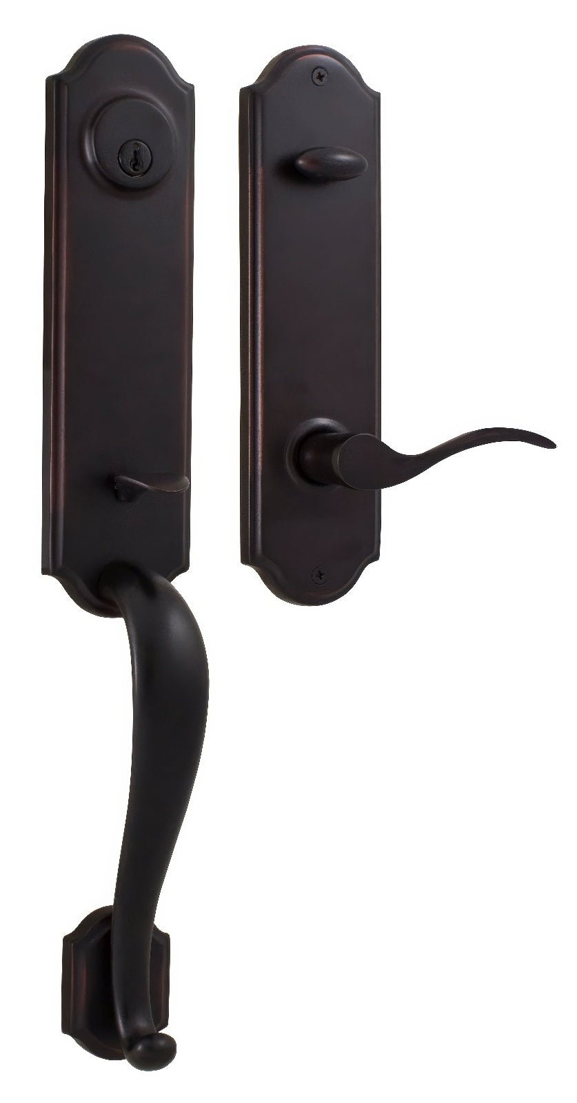 Weslock L6655-1U10020 oil rubbed bronze dummy handleset