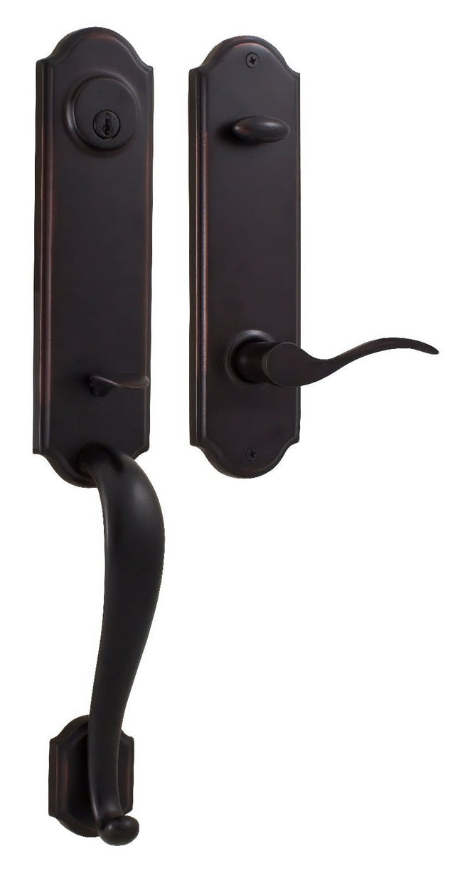 Weslock L6655-1U10020 oil rubbed bronze dummy handleset