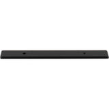 Top Knobs TK3281BLK Radcliffe 3 3/4" Center to Center Pull Backplate Flat Black