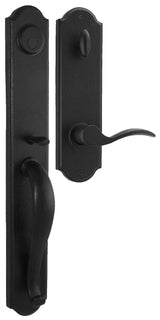 Weslock L7685-2H20020 black dummy handleset