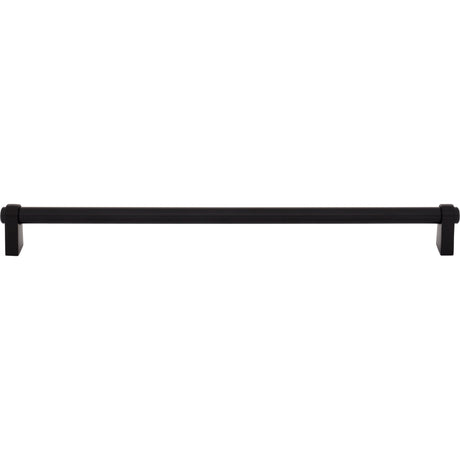 Top Knobs TK3215BLK Lawrence 12" Center to Center Bar Pull Flat Black