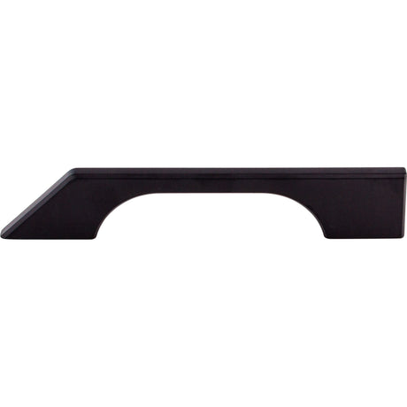 Top Knobs TK14BLK Tapered 5" Center to Center Bar Pull Flat Black
