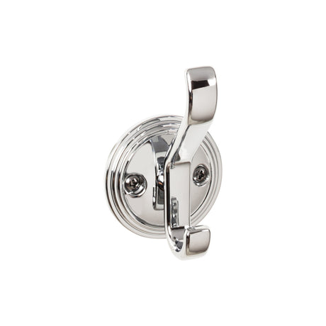 Top Knobs TK1061PC Reeded 3 1/8" Wall Hooks Polished Chrome