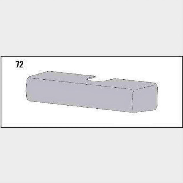 LCN 126072AL 1260-72 Slim Line Standard Plastic Cover for 1260 Series Door Closers Aluminum