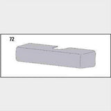 LCN 126072DKBRZ 1260-72 Slim Line Standard Plastic Cover for 1260 Series Door Closers Dark Bronze