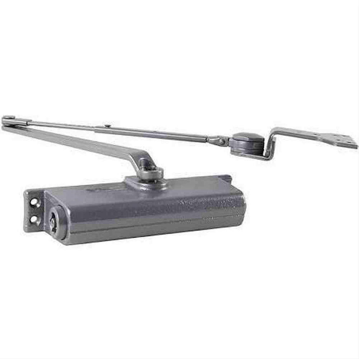 LCN 1261HWPAAL 1261HWPA Parallel Arm Adjustable Surface Mounted Hold Open Door Closer Aluminum