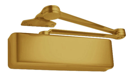 LCN 4040XPHCUSHBRASS brass surface mounted hold open cush door closer