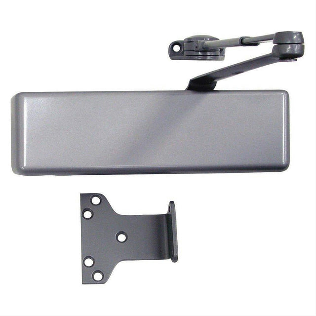 LCN 4040XPHWPAAL Parallel Arm Super Smoothee Heavy Duty Adjustable Surface Mounted Hold Open Door Closer with Thru Bolts 689 Aluminum