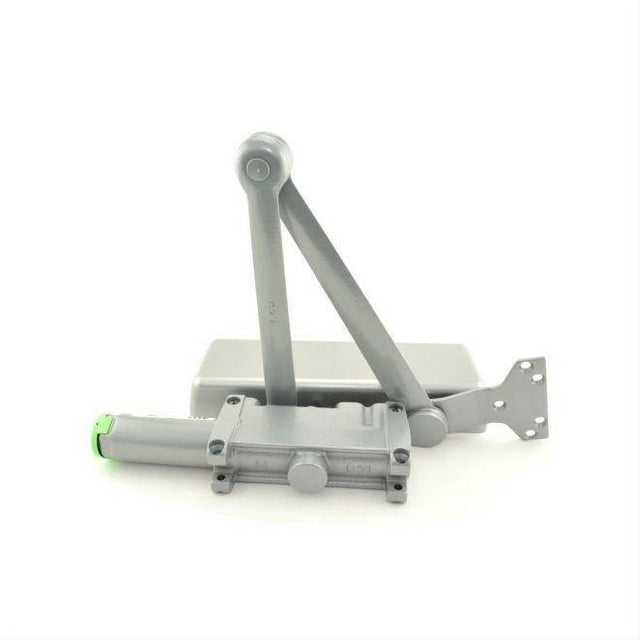 LCN 4111DELEDAALRH Right Hand Heavy Duty Parallel Arm Push Side Mount Delay Door Closer with Thru Bolts 689 Aluminum