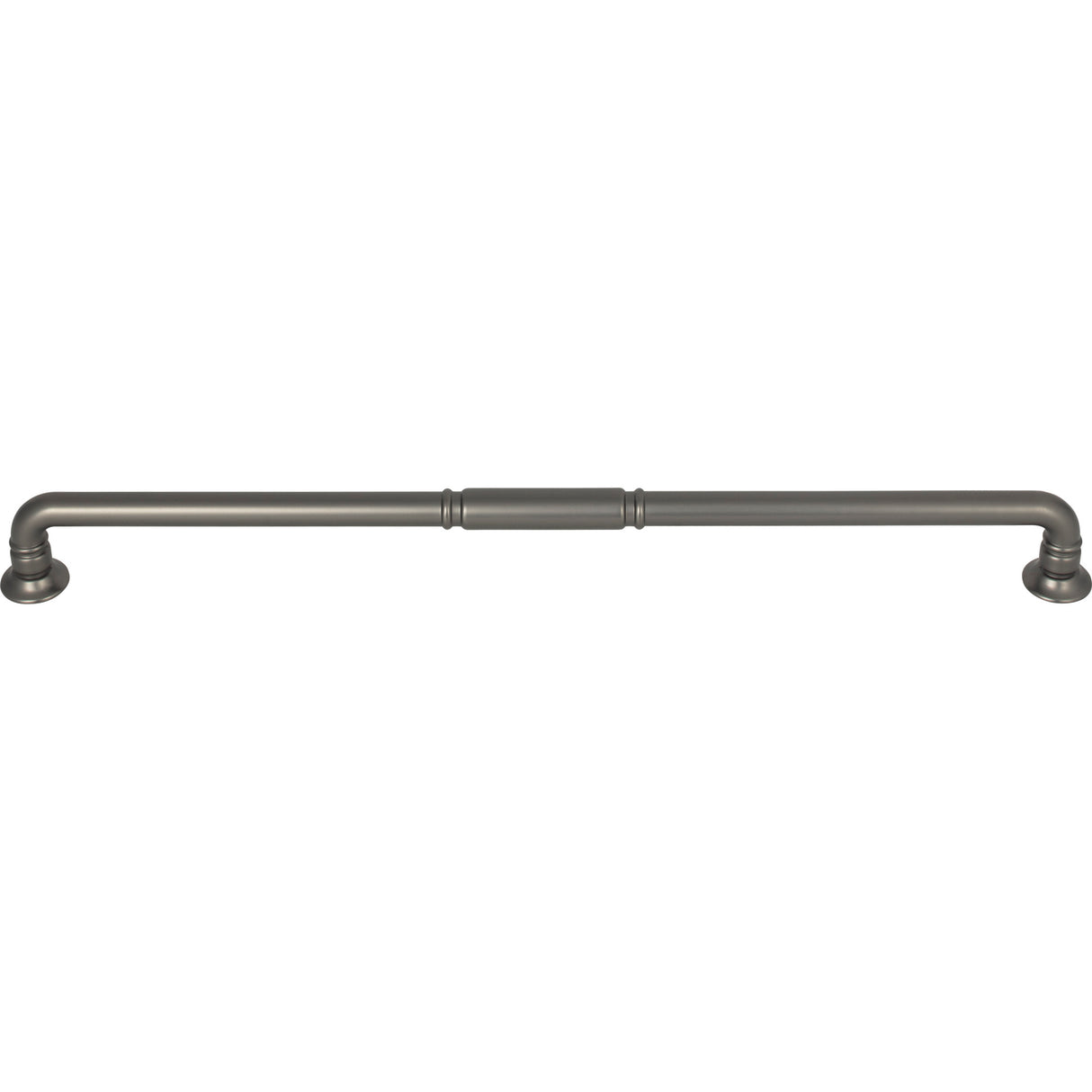 Top Knobs TK1007AG Kent 12" Center to Center Bar Pull Ash Gray