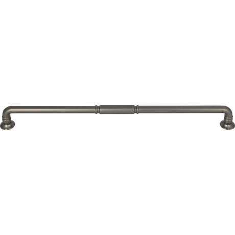 Top Knobs TK1007AG Kent 12" Center to Center Bar Pull Ash Gray