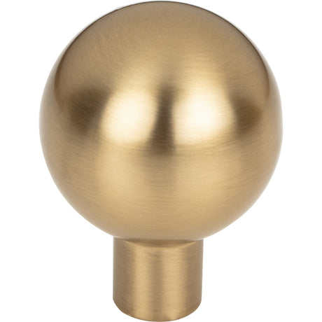 Top Knobs TK762HB Brookline 1 1/8" Length Round Knob Honey Bronze
