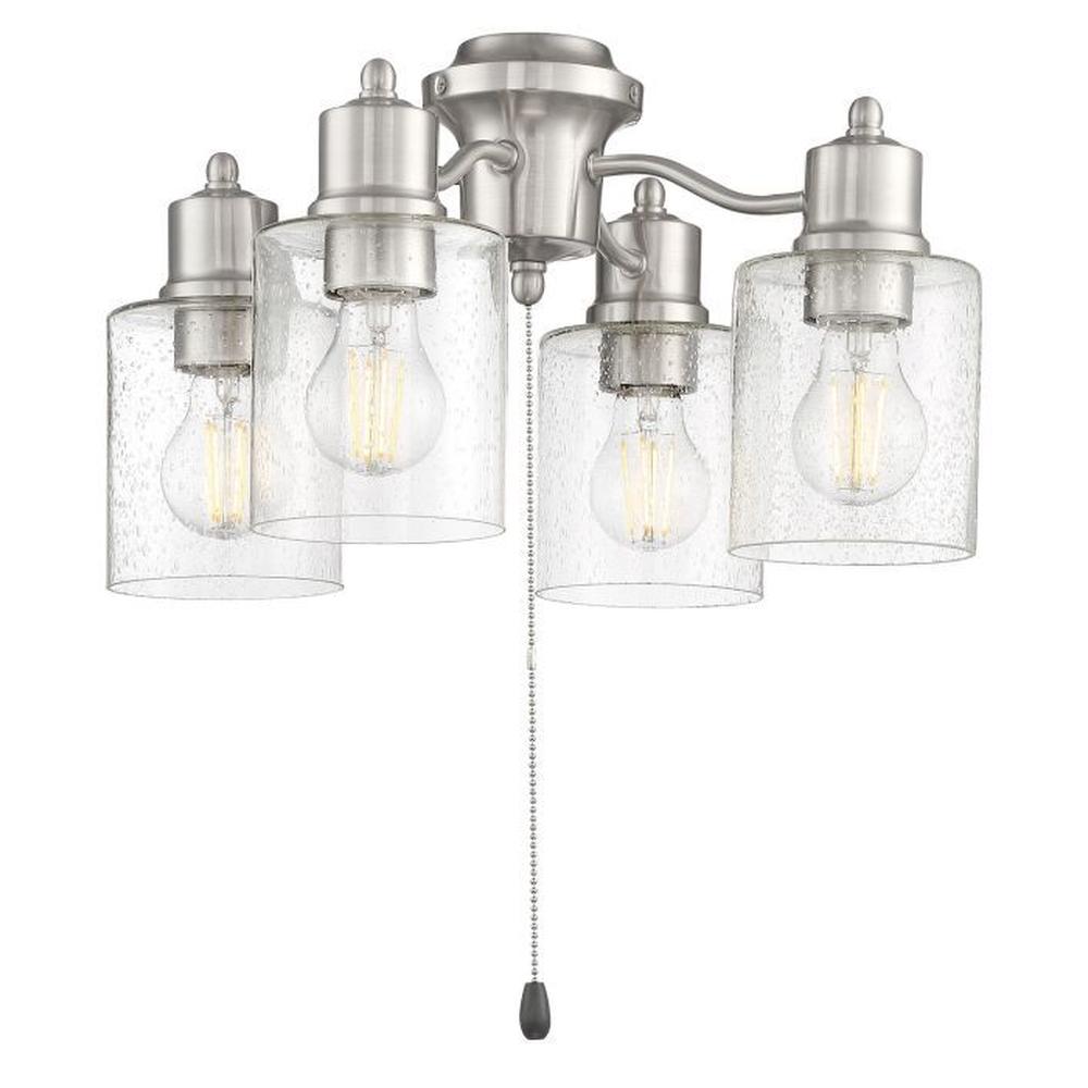 Craftmade LK403107-BNK-LED brushed polished nickel light kit 4 light