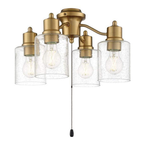 Craftmade LK403107-SB-LED satin brass light kit 4 light