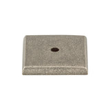 Top Knobs M1450 Aspen Square Knob Backplate Silicon Bronze Light