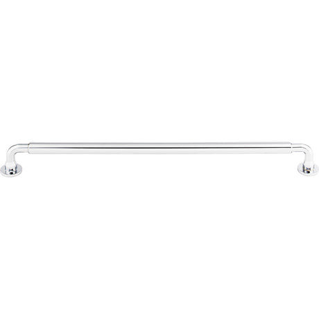 Top Knobs TK827PC Lily 12" Center to Center Bar Pull Polished Chrome