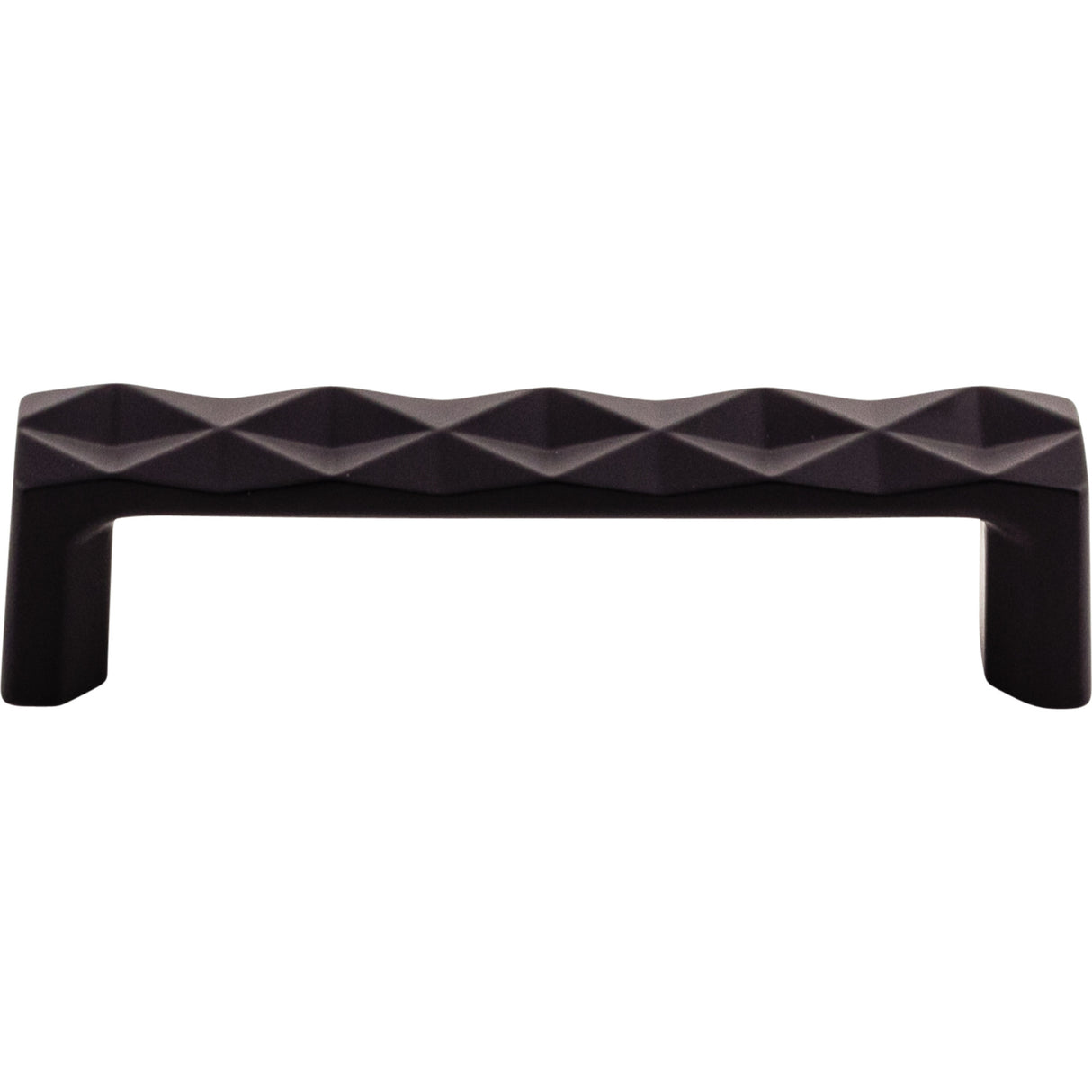 Top Knobs TK561BLK Quilted 3 3/4" Center to Center Bar Pull Flat Black