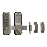 Lockey 2200SN 2200 Mechanical Keyless Surface Mount Deadbolt Satin Nickel