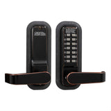 Lockey 2835OIL 2835 Mechanical Keyless Lever Lock with Passage Function and Single Combination Oil Rubbed Bronze