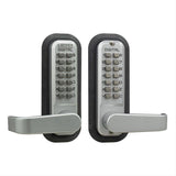 Lockey 2835SCMGDC 2835-MGDC Mechanical Keyless Lever Lock with Passage Function and Double Combination Marine Grade