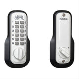 Lockey M210WH M210 Mechanical Keyless Deadbolt with Single Combination White