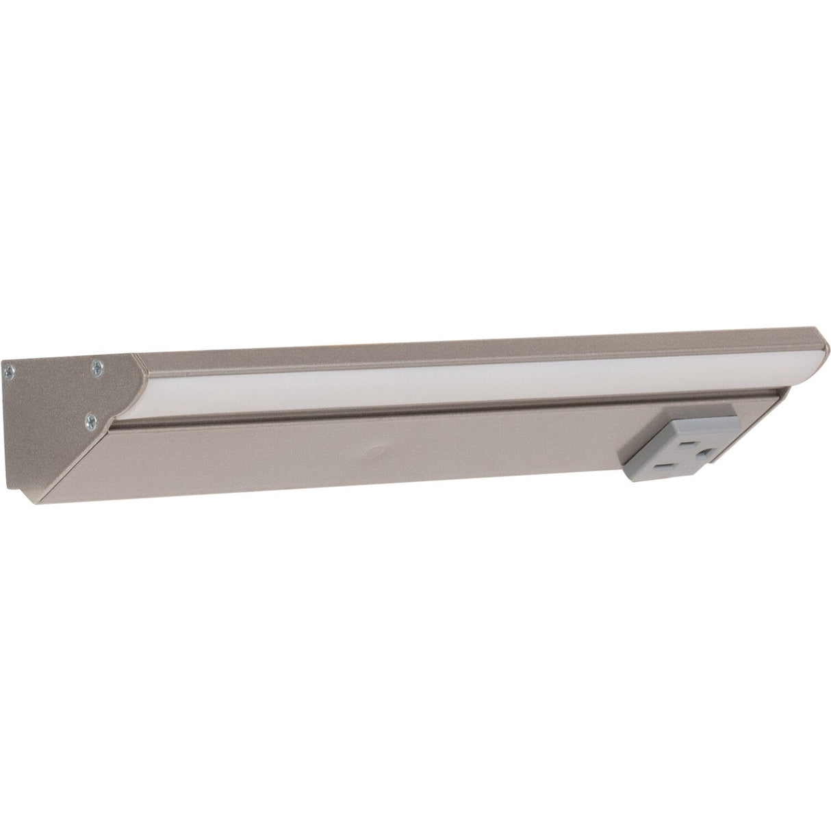 Task Lighting LP10HR3NDGSN27 10-1/2" Satin Nickel Lighted Power Strip