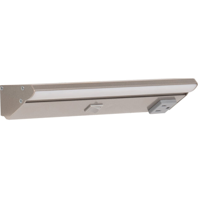 Task Lighting LP10QD2NDGSN27 satin nickel lighted power strip