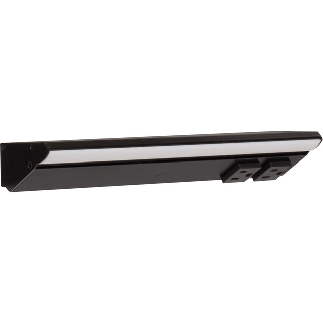 Task Lighting LP12HR6NDBBK40 black lighted power strip