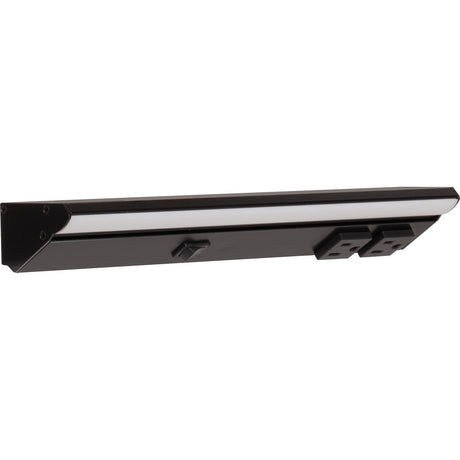 Task Lighting LP12QD4NDBBK50 black lighted power strip
