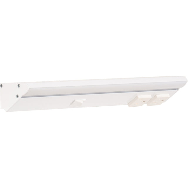 Task Lighting LP12QD4NDWWT50 white lighted power strip
