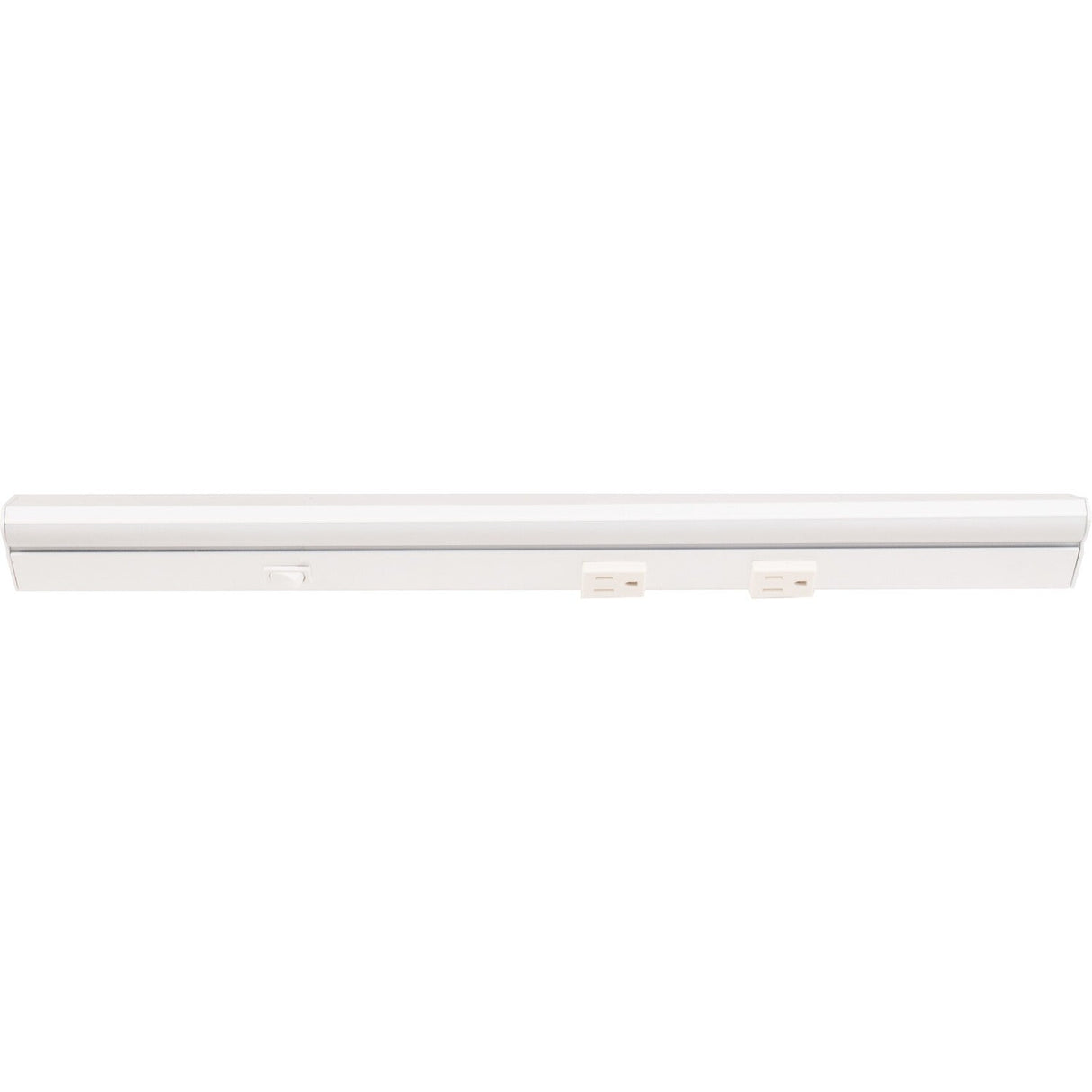 Task Lighting LP18QD6NDWWT30 18-1/2" 120V White Lighted Power Strip