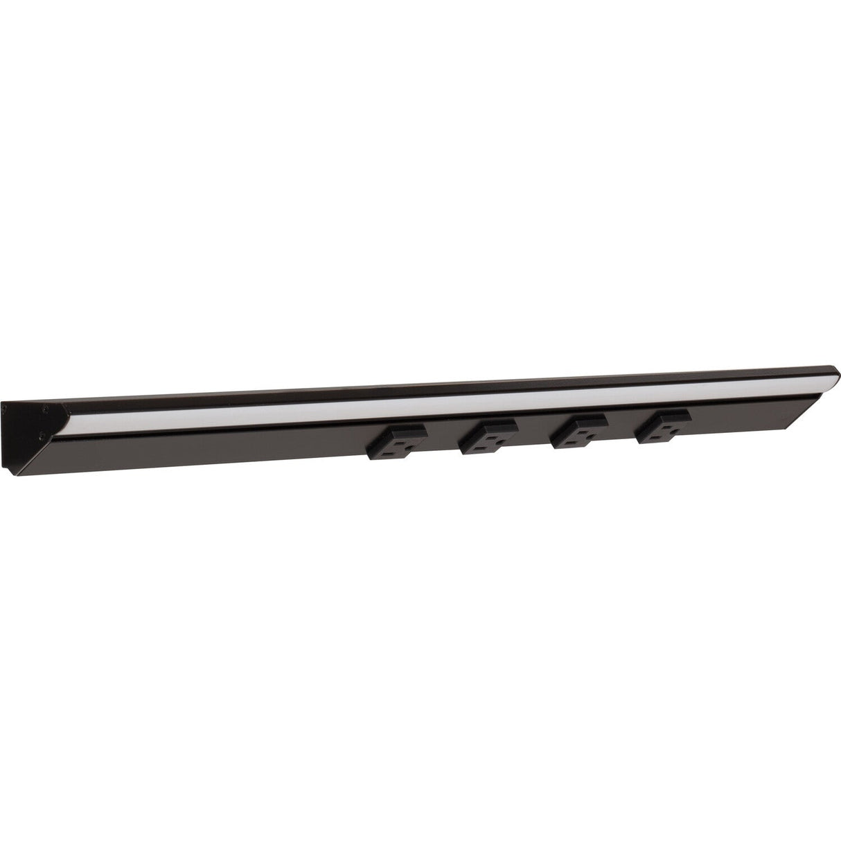 Task Lighting LP24HR12NDBBK40 white lighted power strip