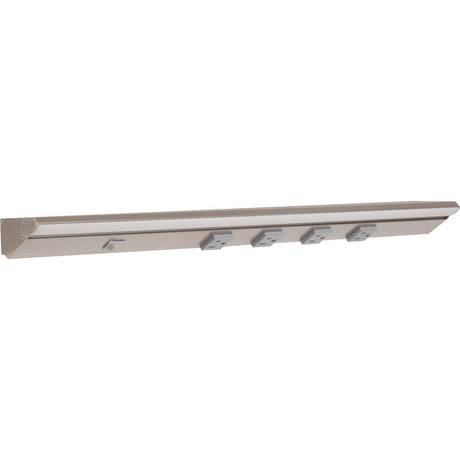 Task Lighting LP24QD8NDGSN40 satin nickel lighted power strip