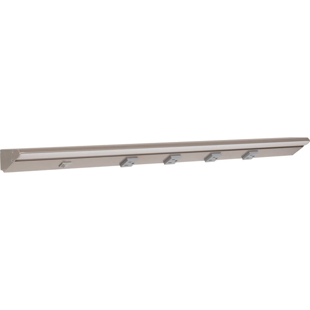 Task Lighting LP30QD10NDGSN40 satin nickel lighted power strip