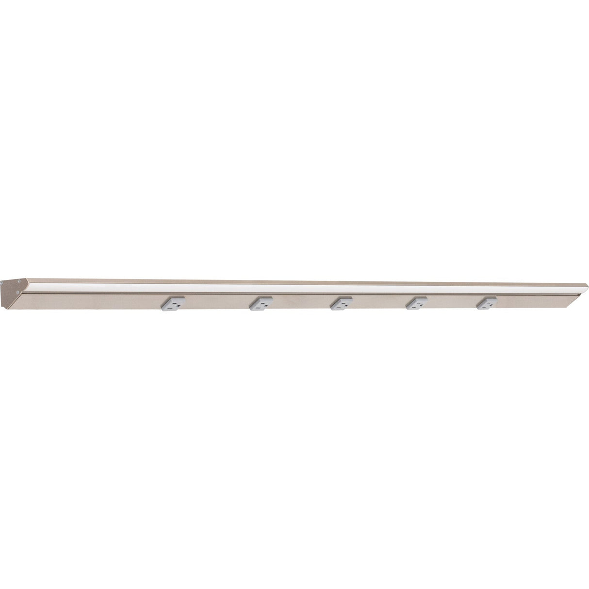 Task Lighting LP48HR24NDGSN27 satin nickel lighted power strip