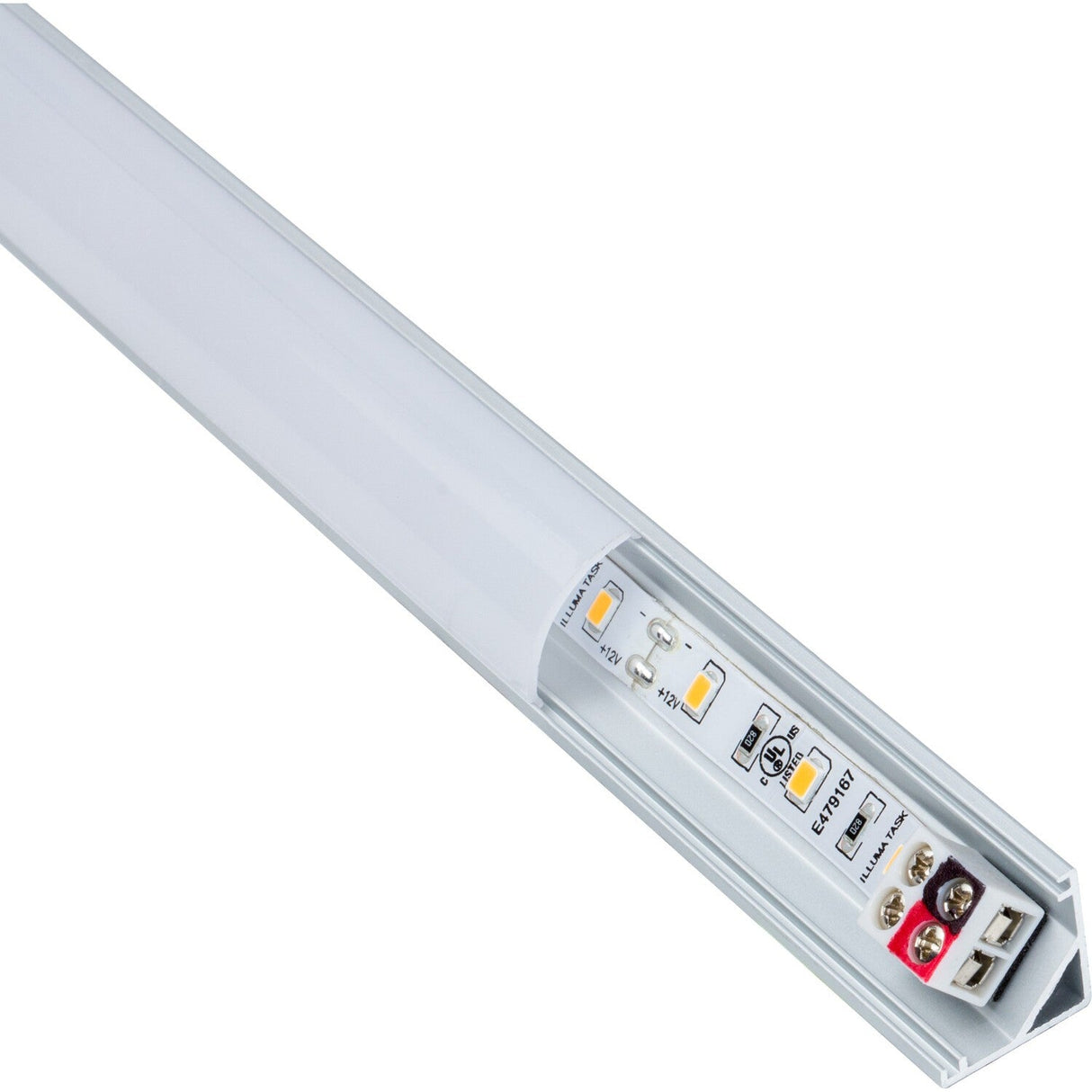 Task Lighting LR1P312V12-02W3 under cabinet angled linear light