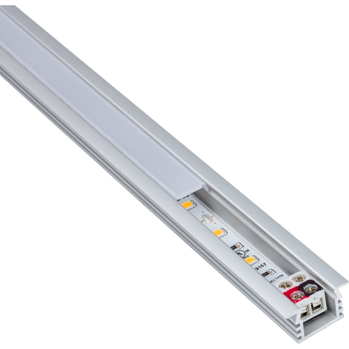 Task Lighting LR1PX12V48-06W3 44-1/16" 120 Lumens/Ft. 12-Volt Accent Output Recessed Linear Fixture