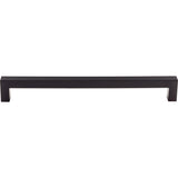 Top Knobs TK164BLK Square Bar 12" Center to Center Appliance Pull Flat Black