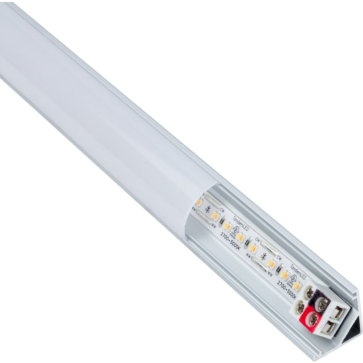Task Lighting LT2P312V30-08W 26-15/16" 300 Lumens/Ft. 12-Volt Standard Output Angled Linear Fixture