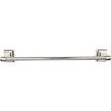 Top Knobs STK6PN TOP BATH (R) Stratton Bath Single 20" Wall Mounted Towel Bar Polished Nickel