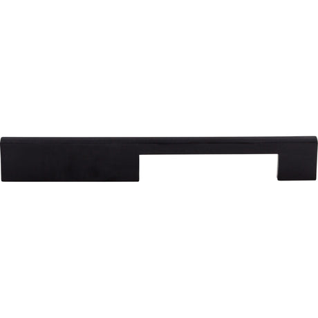 Top Knobs TK24BLK Linear 7" Center to Center Bar Pull Flat Black