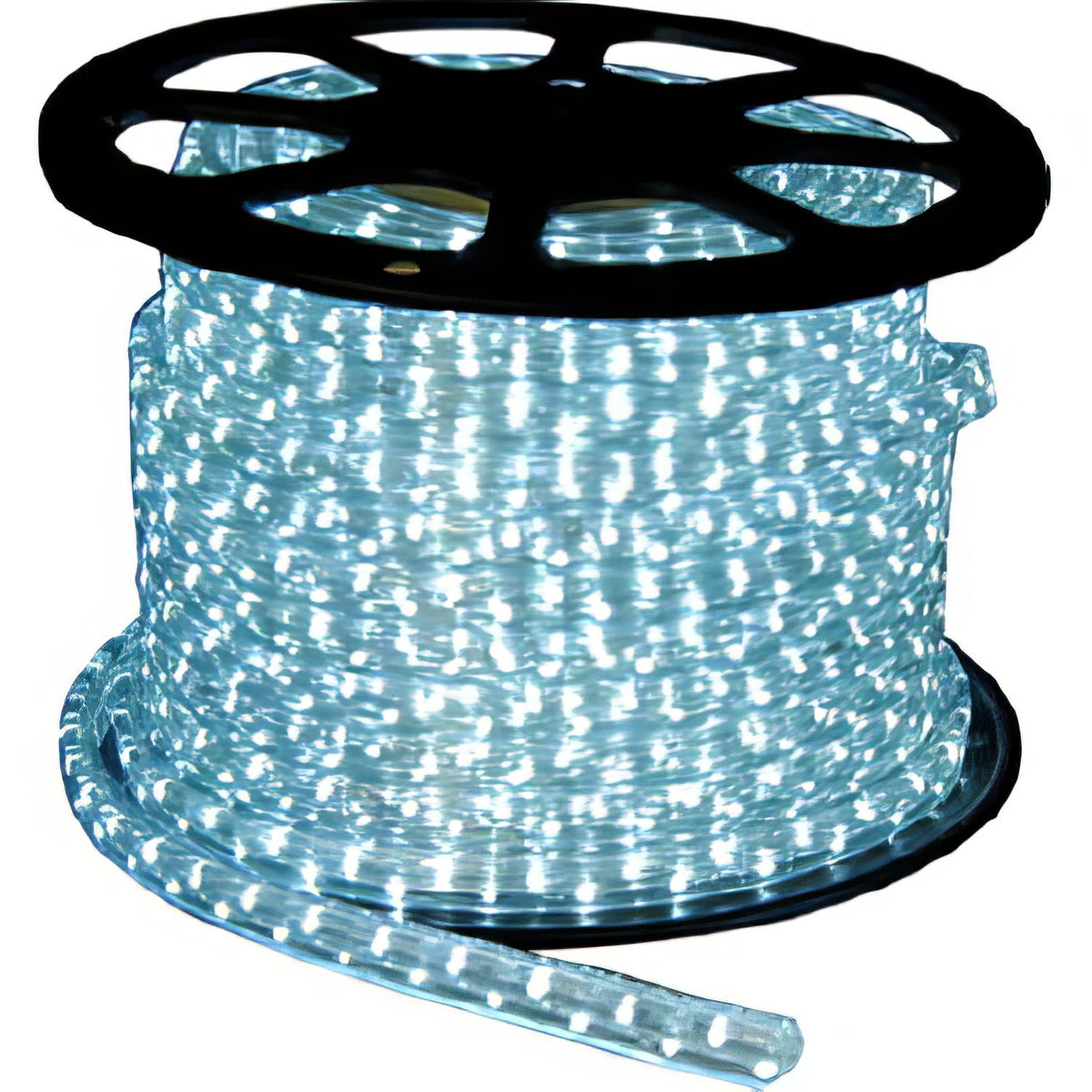 Dabmar Lighting LV-LED1/M 6' LED 4 Strand Flat Rope Light 18W 288 LEDs Multi-Color 120V