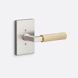 Sure-Loc LV100 15 GRIP-KN SB satin nickel / satin brass dummy door lever