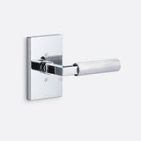 Sure-Loc LV100 26 GRIP-KN 26 polished chrome dummy door lever