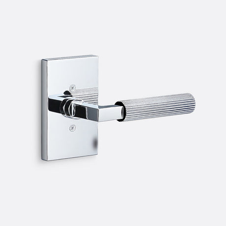 Sure-Loc LV100 26 GRIP-SKN 26 polished chrome dummy door lever