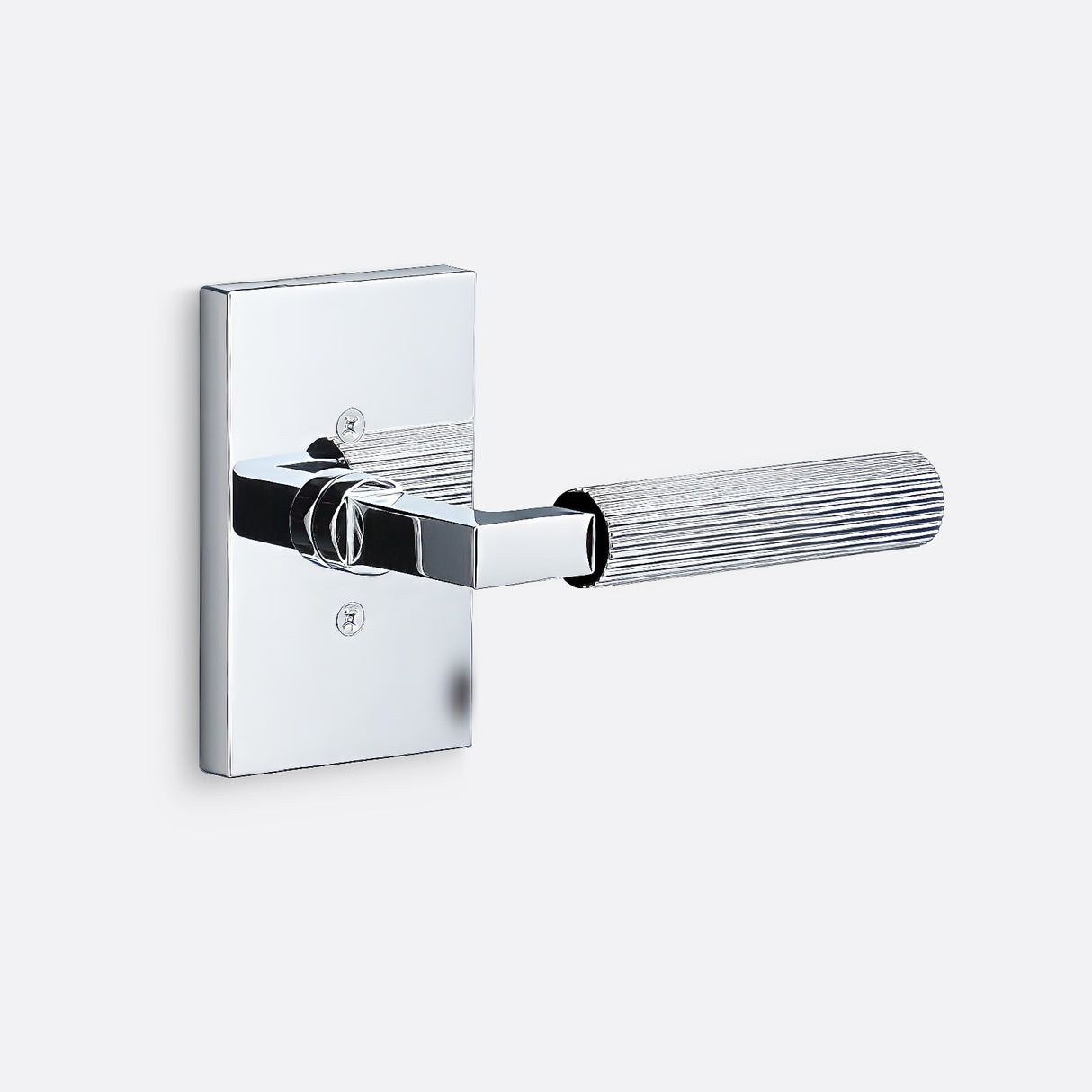 Sure-Loc LV100 26 GRIP-SKN 26 polished chrome dummy door lever
