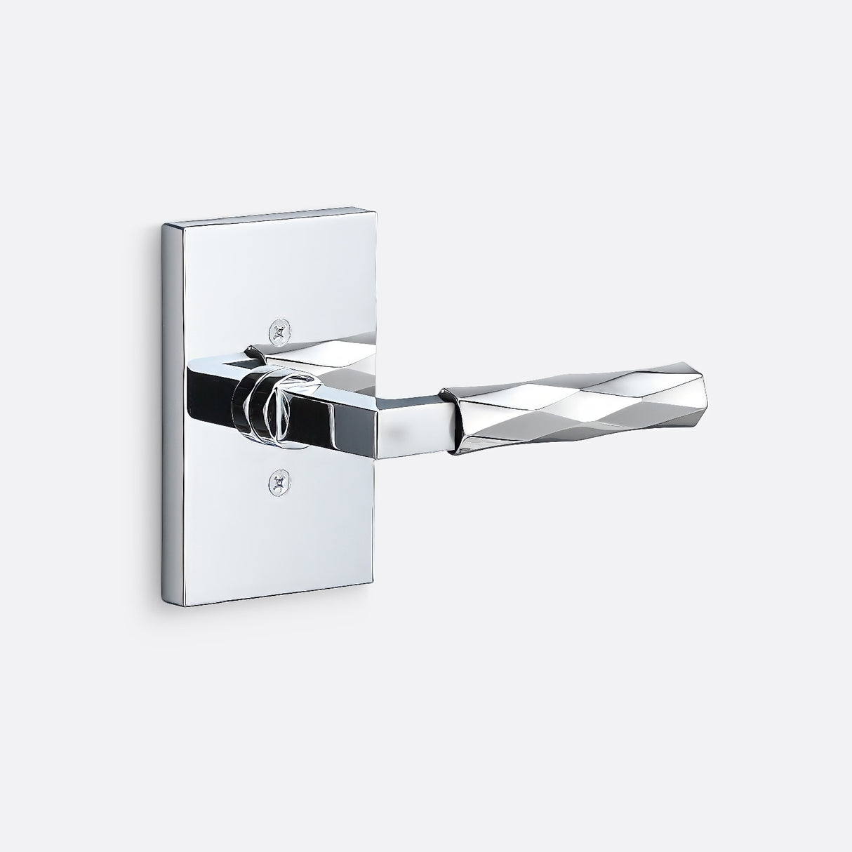 Sure-Loc LV100 26 GRIP-VT 26 polished chrome dummy door lever